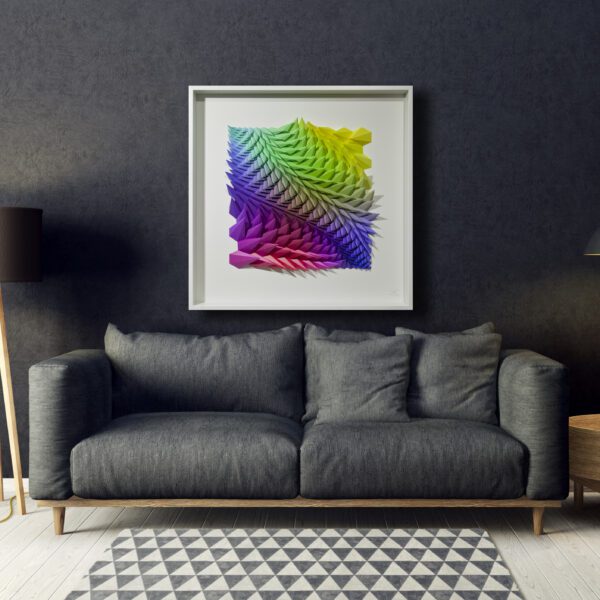 'Gravichord 5' paper sculpture by LetovBarski 'Gravichord 5' paper sculpture by LetovBarski