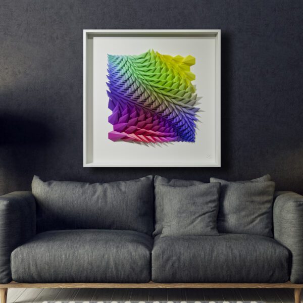 'Gravichord 5' paper sculpture by LetovBarski 'Gravichord 5' paper sculpture by LetovBarski