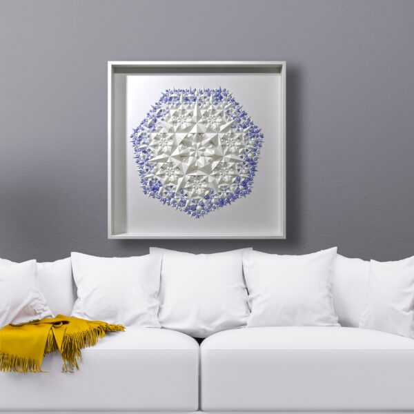 'Decoherence 1' paper sculpture by LetovBarski 'Decoherence 1' paper sculpture by LetovBarski