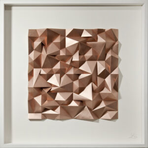 'Entropy of alignment' paper sculpture by LetovBarski 'Entropy of alignment' paper sculpture by LetovBarski