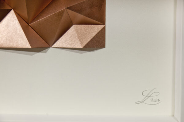 'Entropy of alignment' paper sculpture by LetovBarski 'Entropy of alignment' paper sculpture by LetovBarski