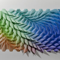 'Sunny' paper sculpture by LetovBarski