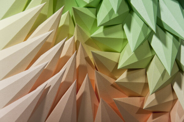 'Sunny' paper sculpture by LetovBarski