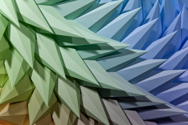 'Sunny' paper sculpture by LetovBarski